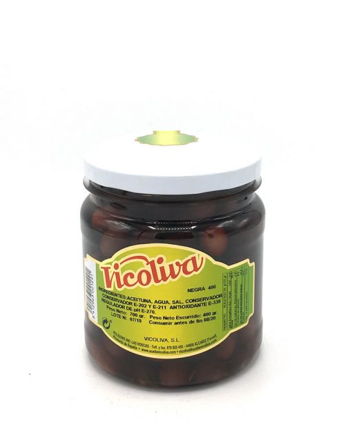 ACEITUNAS NEGRAS (400 g) Vicoliva