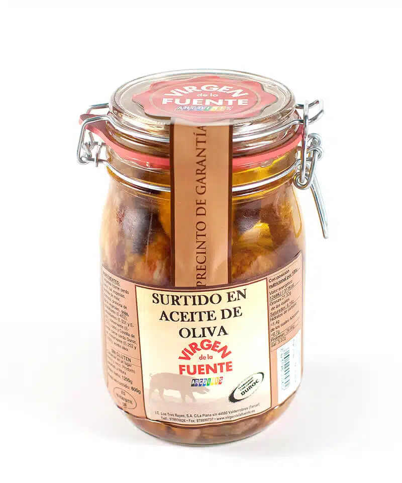 SURTIDO EN ACEITE OLIVA VIRGEN EXTRA (1200 g) Soincar